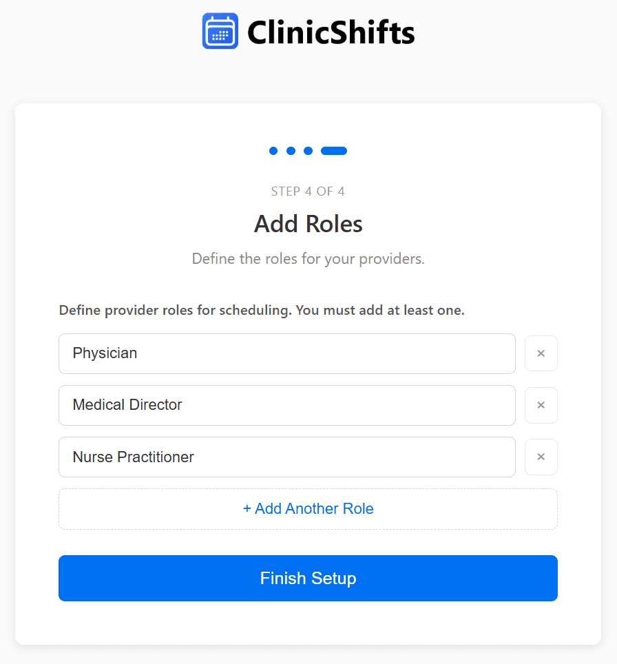 Add roles step